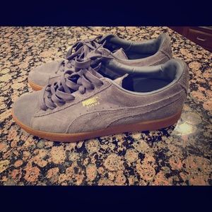Grey classic puma suede size 13 men’s